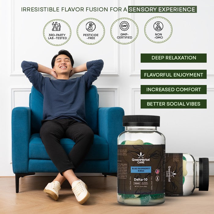 Green Herbal Care GHC Delta-10 THC Gummies Best Sales Price - Gummies