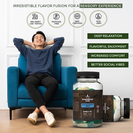 Green Herbal Care GHC Delta-10 THC Gummies Best Sales Price - Gummies