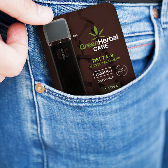 Green Herbal Care GHC Delta-8 THC Disposable Vape Best Sales Price - Vape Pens
