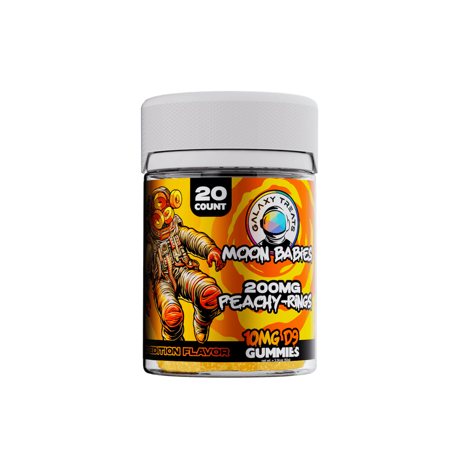 Galaxy Treats Peachy Rings D9 Gummies (20ct) Best Sales Price - Gummies