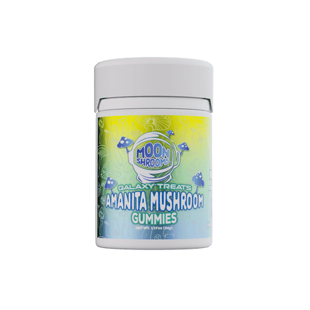Galaxy Treats Blueberry Moon Shrooms 6000mg Amanita Mushroom Gummies (8ct) Best Sales Price - Gummies