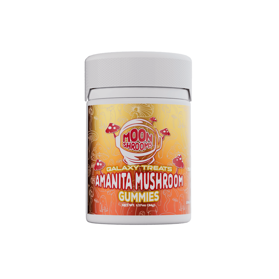 Galaxy Treats Cherry Berry Moon Shrooms 6000mg Amanita Mushroom Gummies (8ct) Best Sales Price - Gummies