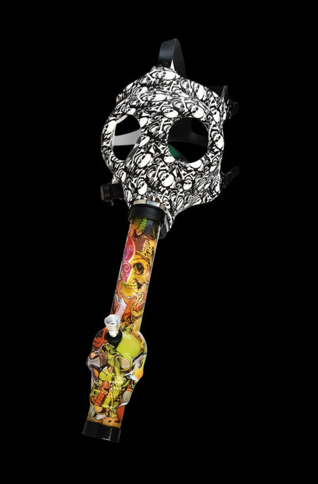 Smoke Cartel Gas Mask with Acrylic Water Pipe Best Sales Price - Smoking Pipes