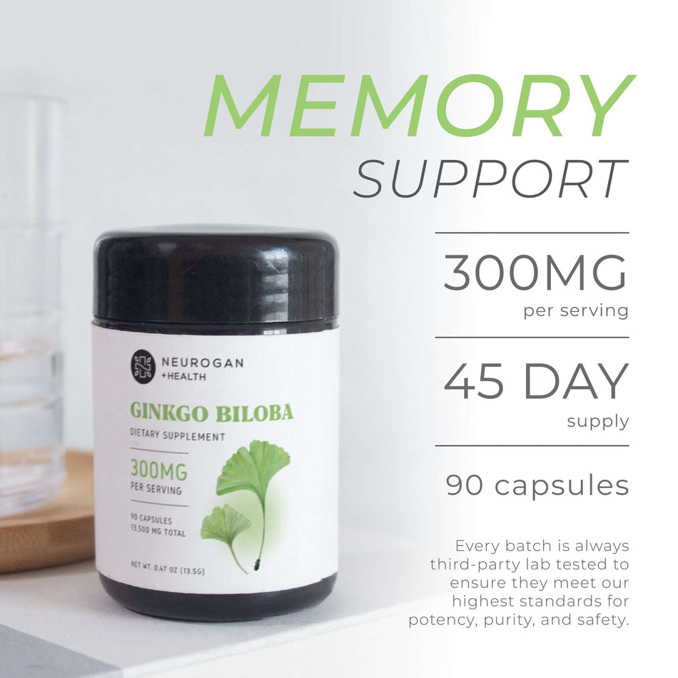 Neurogan Health Ginkgo Biloba Capsules