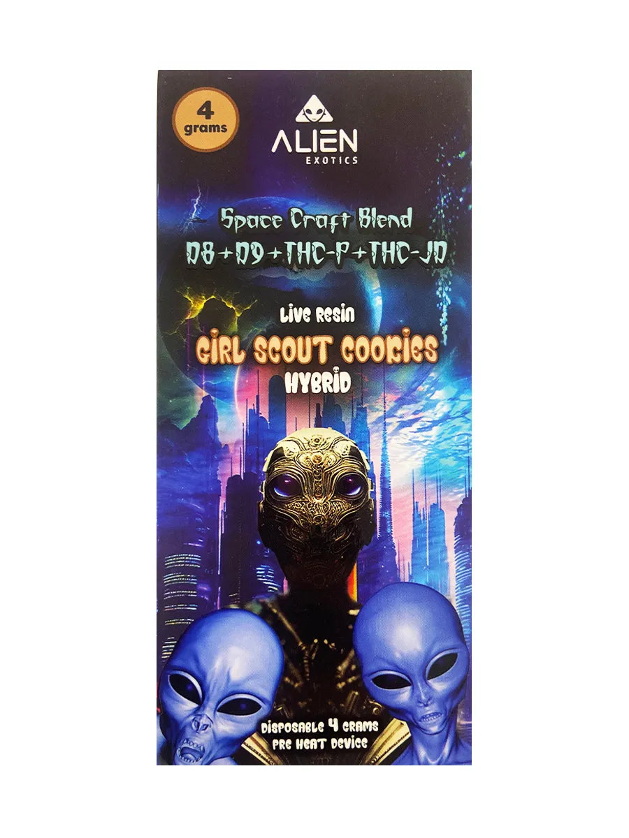 Girl Scout Cookies Alien Exotics 5Pace Craft Blend Live Resin Disposable 4G