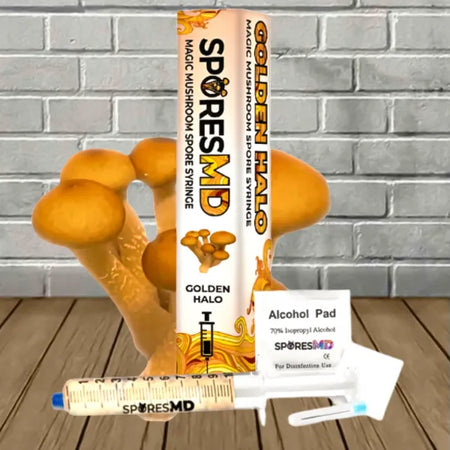 SporesMD Golden Halo Mushroom Spore 10ml Best Sales Price - CBD