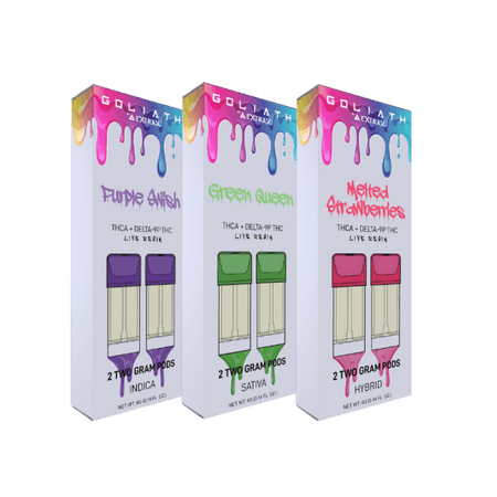 Delta Extrax THCa + Delta-9p 2G Pods Duo | Goliath Collection Best Sales Price - Vape Pens