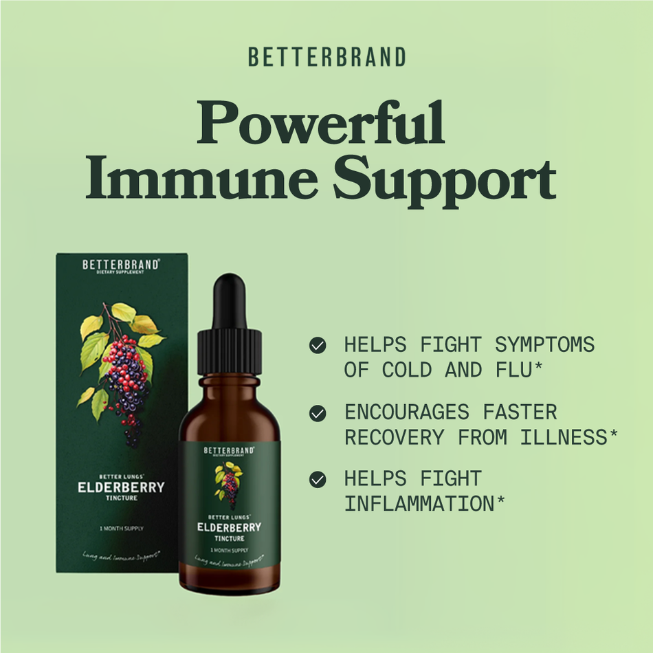 BetterLungs® Elderberry Tincture