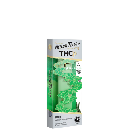 Mellow Fellow THCp 0.5g Disposable Vape - Green Crack (Sativa) Best Sales Price - Vape Pens