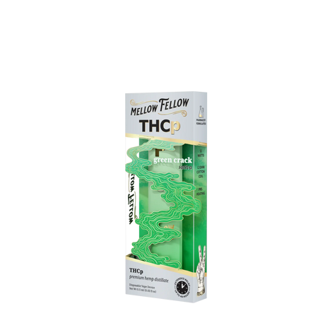 Mellow Fellow THCp 0.5g Disposable Vape - Green Crack (Sativa) Best Sales Price - Vape Pens