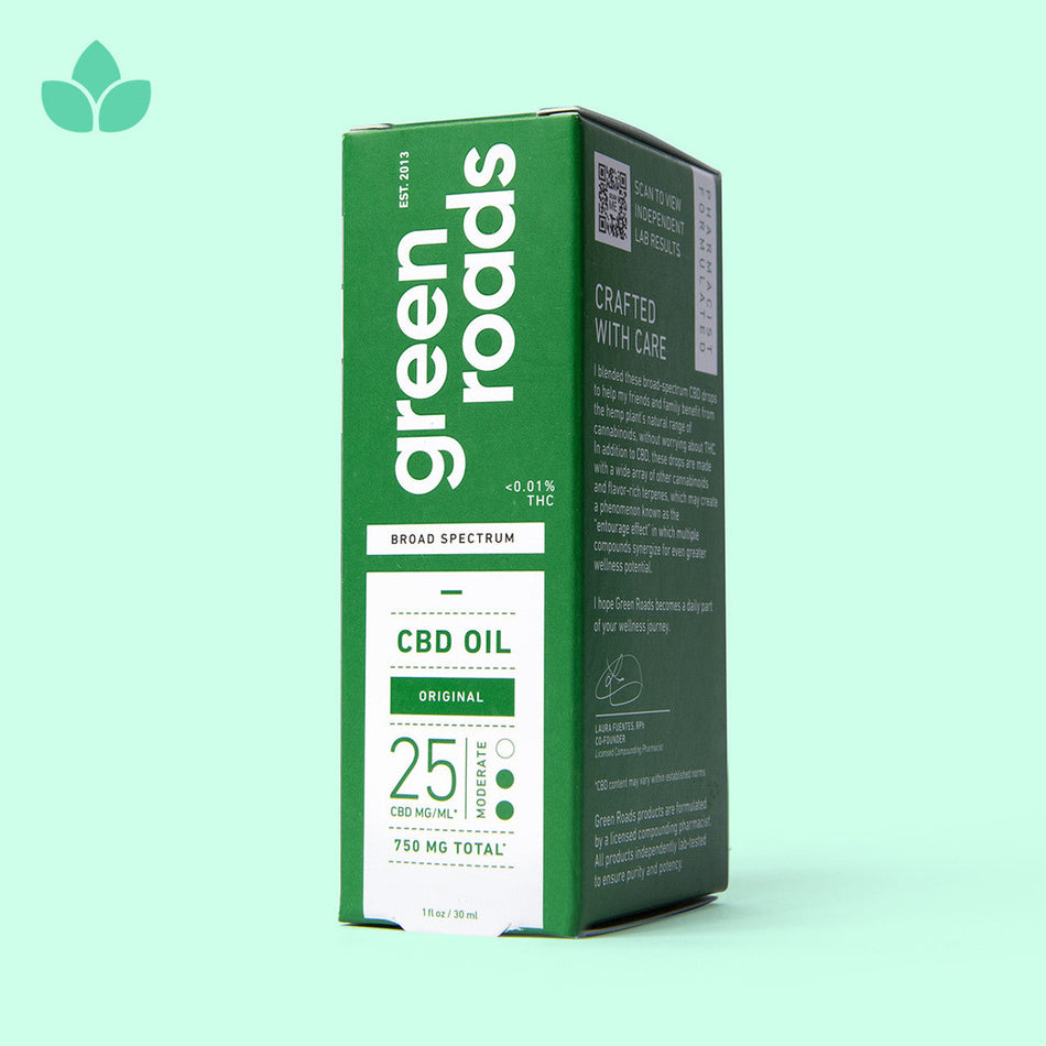 Green Roads Broad Spectrum CBD Oil - (30ml) 750mg Best Sales Price - Pet CBD