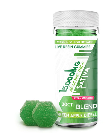 Blend Live Resin Delta 9 + THCP Blend Gummies 2500mg - 15000mg Best Sales Price - Gummies