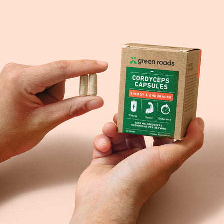 Green Roads Cordyceps Energy & Endurance Mushroom Capsules - (60ct) Best Sales Price - Edibles