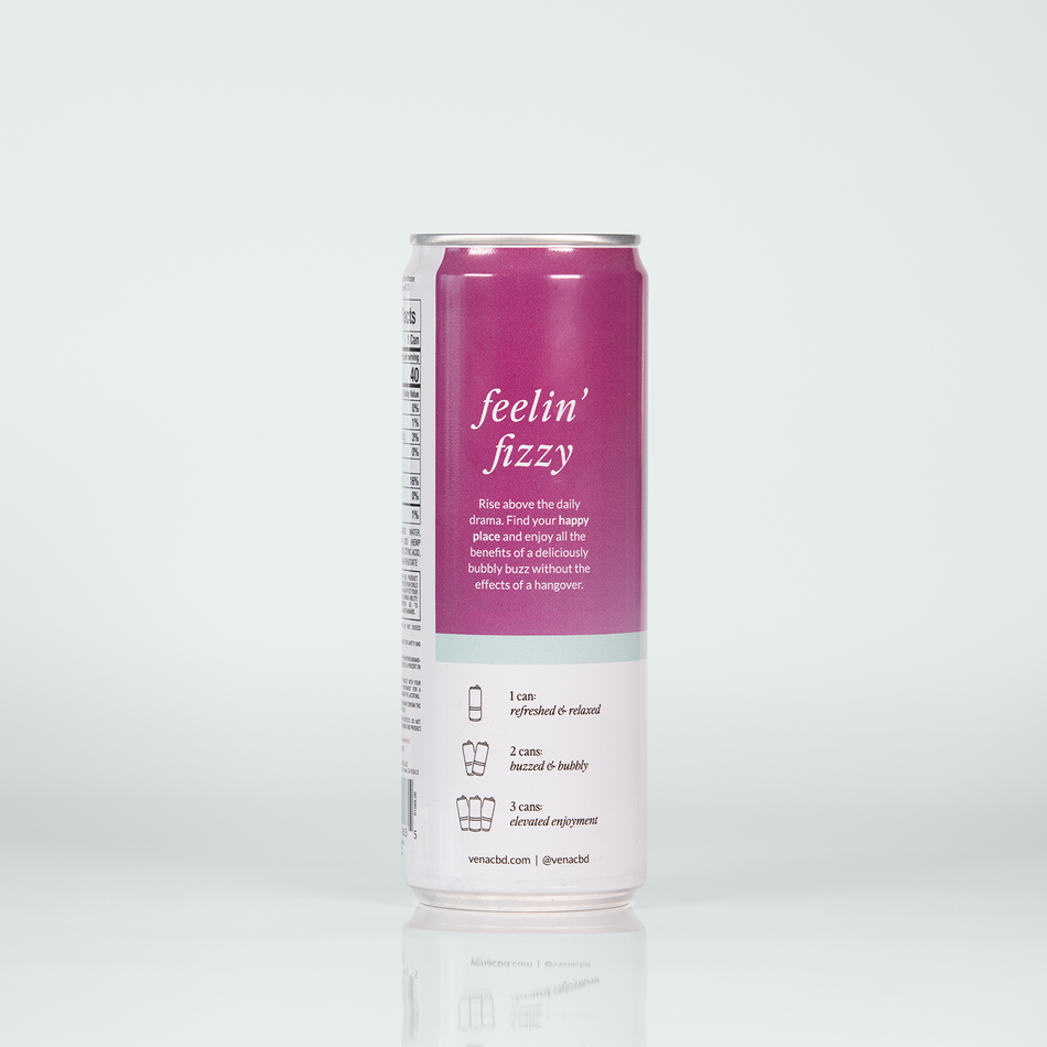 Vena CBD Happy Place Seltzers | Original THC Drink (FREE)