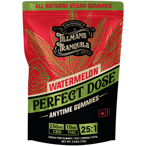 Tillmans Tranquils Watermelon 260mg Gummies – 25:1 Best Sales Price - Gummies