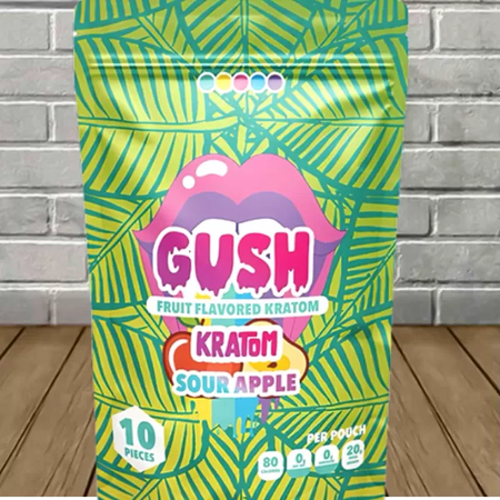 Gush Fruit Flavored Kratom Extract Gummies 200mg Best Sales Price - Kratom