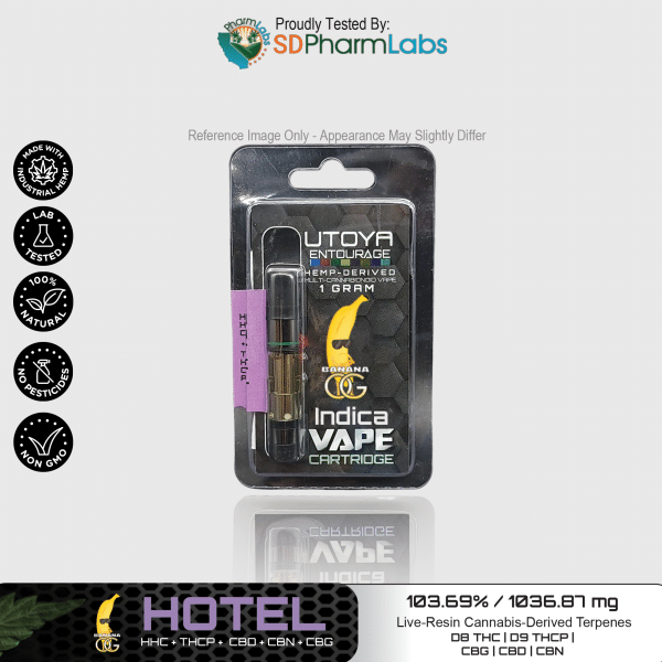 Utoya | Live Resin Delta 8 THC Vape Cartridge - 1g Best Sales Price - Vape Cartridges