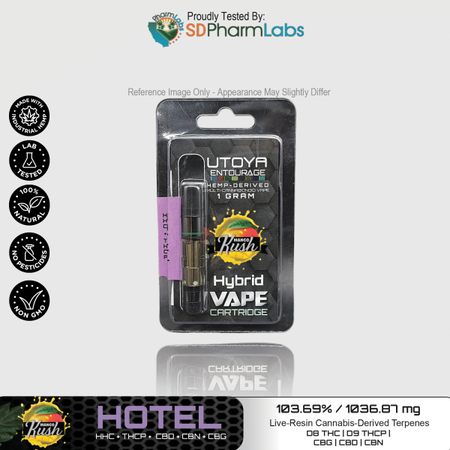 Utoya | Live Resin Delta 8 THC Vape Cartridge - 1g Best Sales Price - Vape Cartridges