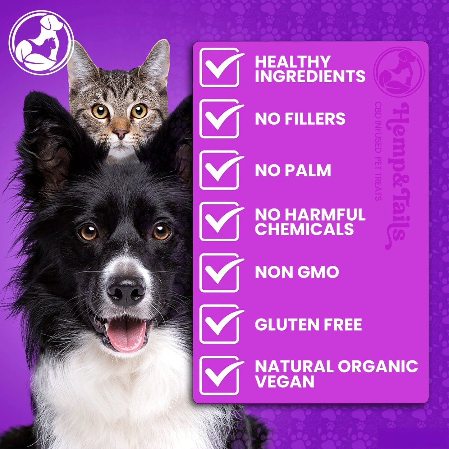 Hemp & Tails Cat Treats - Skin & Coat - Salmon Bites