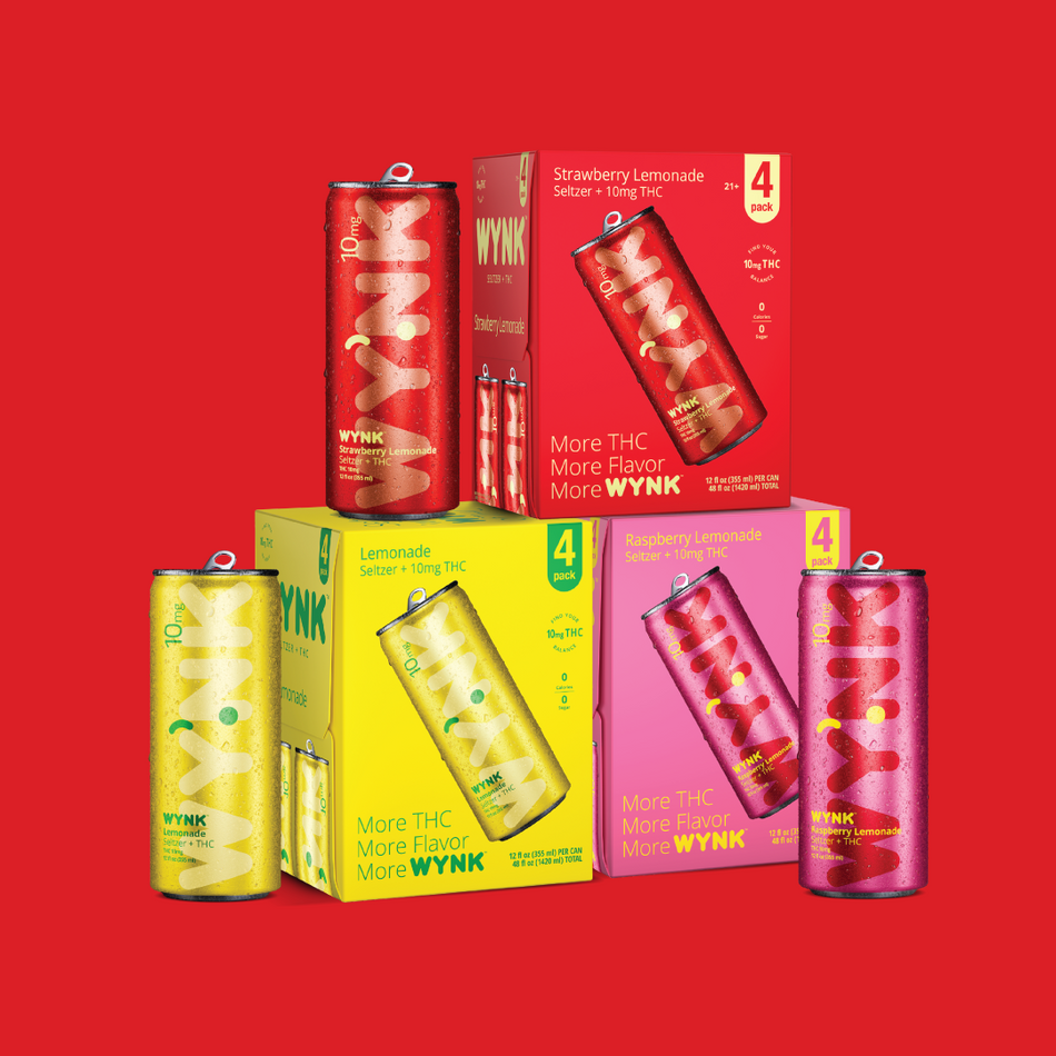 WYNK Seltzer Lemonade Variety Pack 10mg