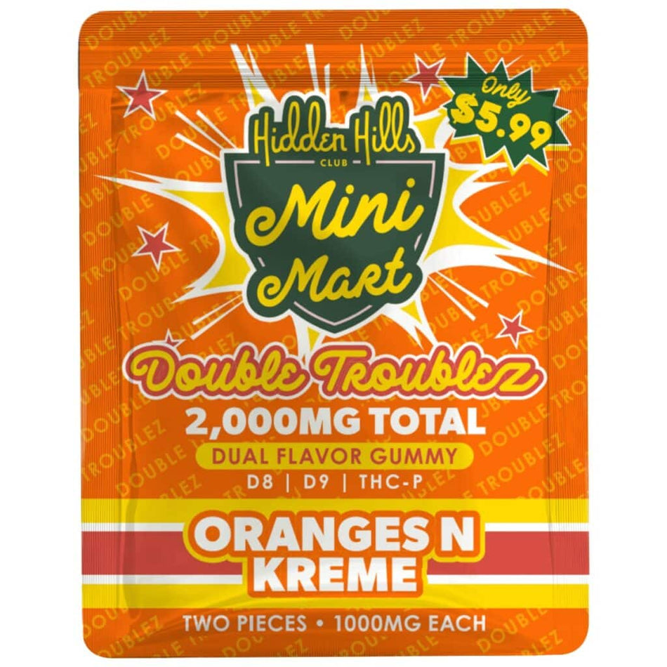 Hidden Hills Mini Mart Double Troublez 2000mg Gummies 2ct
