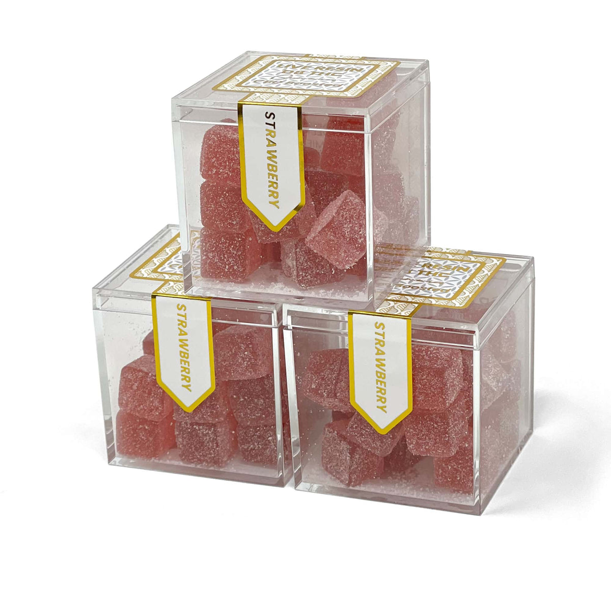TribeTokes 2-Pack Live Resin Delta 8 THC Gummies | 600mg | CBD-Boosted | Strawberry (Save $10) Best Sales Price - Gummies