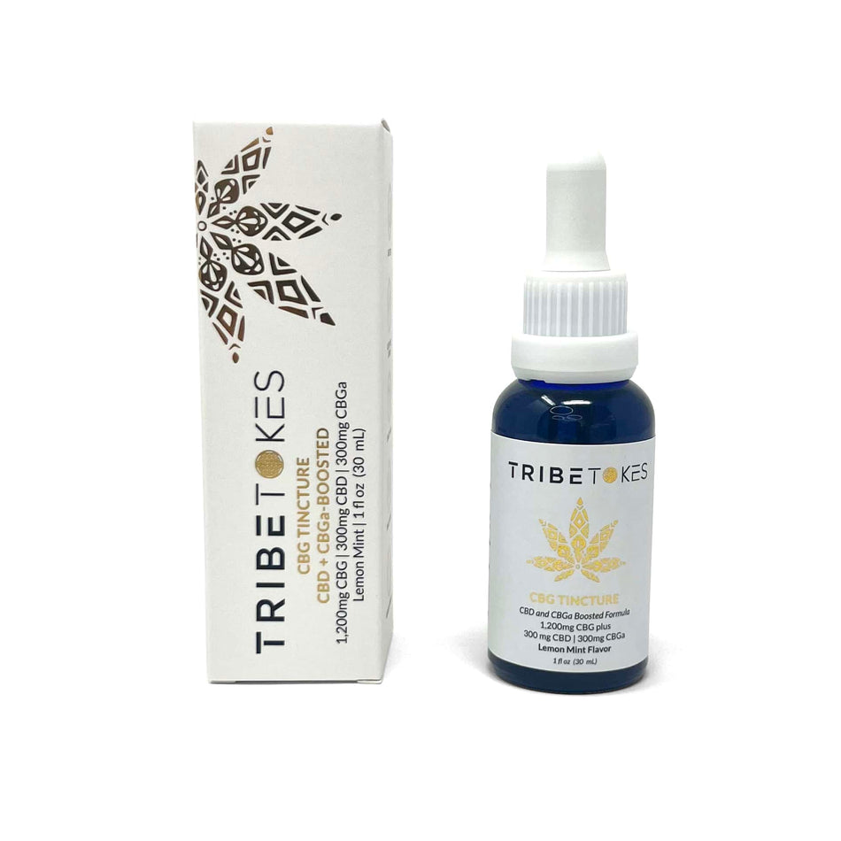 TribeTokes CBG Tincture | Full Spectrum, CBD + CBGa Boosted | 1,800 MG