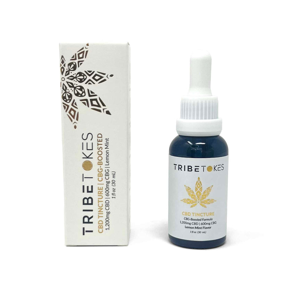 TribeTokes CBD Tincture | Full Spectrum, CBG-Boosted | 1,800 MG