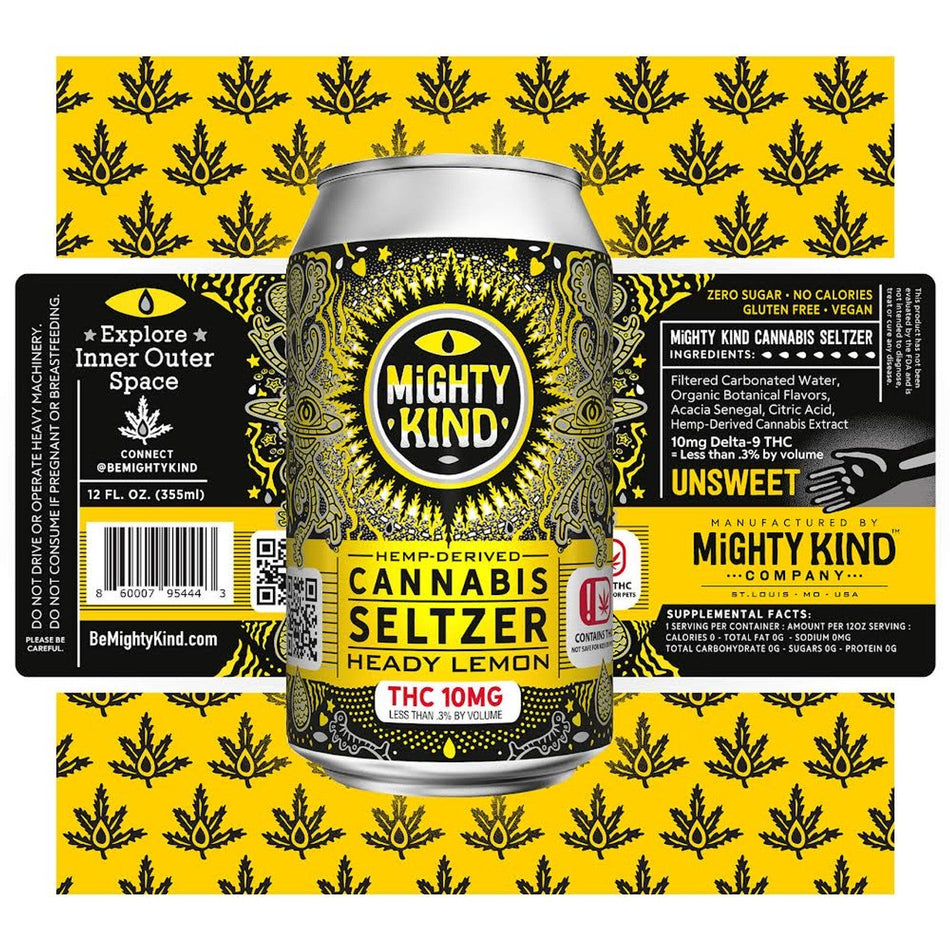 Mighty Kind Drinks: Heady Lemon 10mg