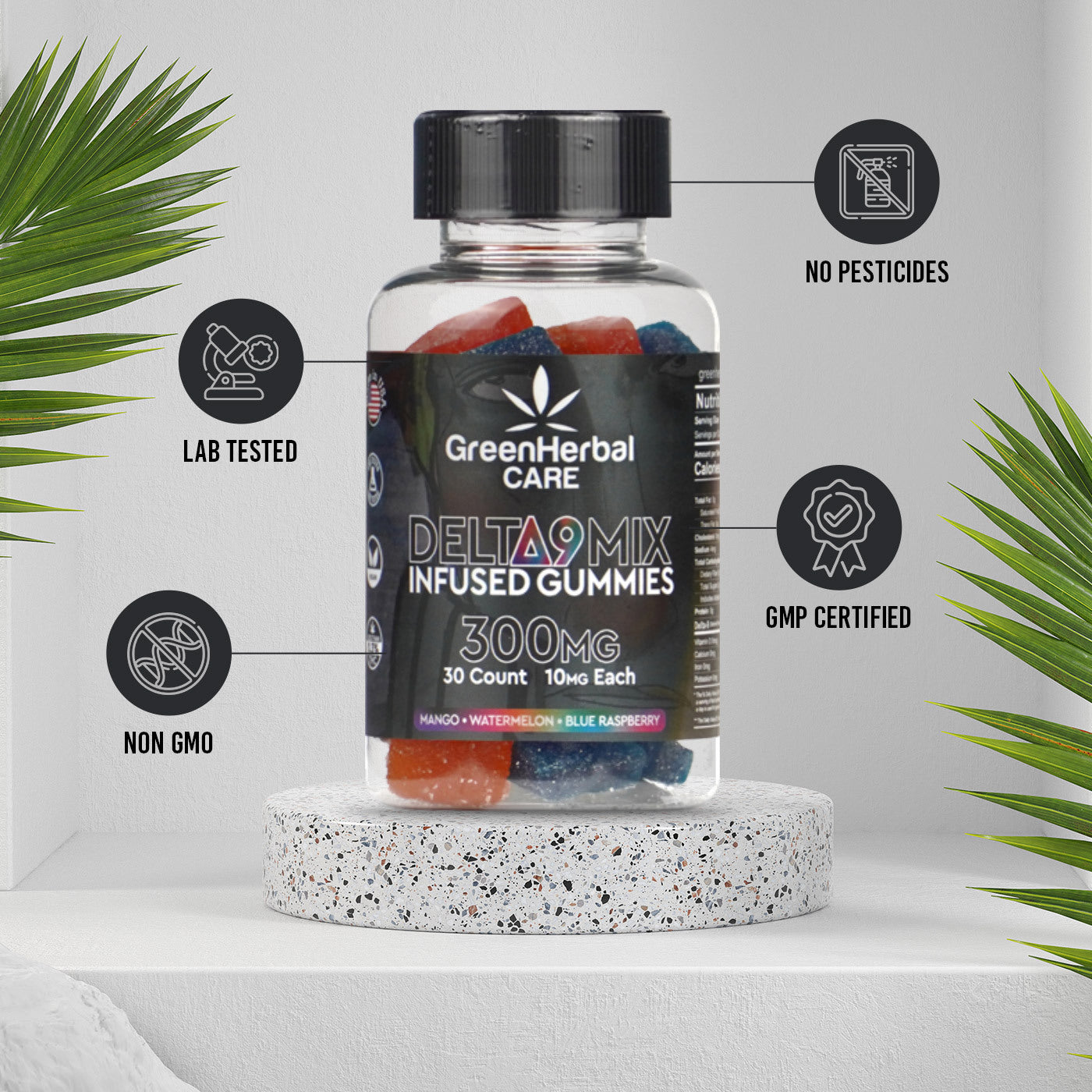 Green Herbal Care GHC Delta-9 THC Gummies (Assorted) Best Sales Price - Edibles