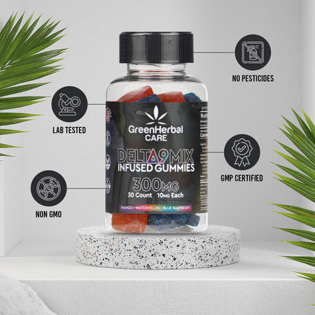 Green Herbal Care GHC Delta-9 THC Gummies (Assorted) Best Sales Price - Edibles
