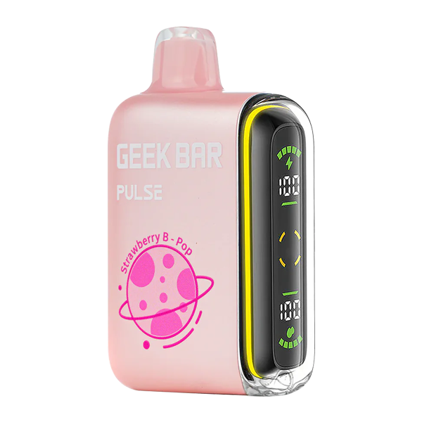 Strawberry B-Pop Geek Bar Pulse (Nicotine-Free)