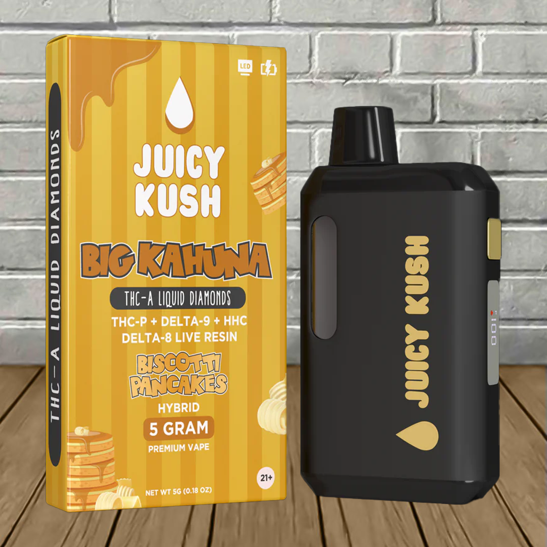 Juicy Kush Big Kahuna THCa Liquid Diamonds Disposable 5g Best Sales Price - Vape Pens