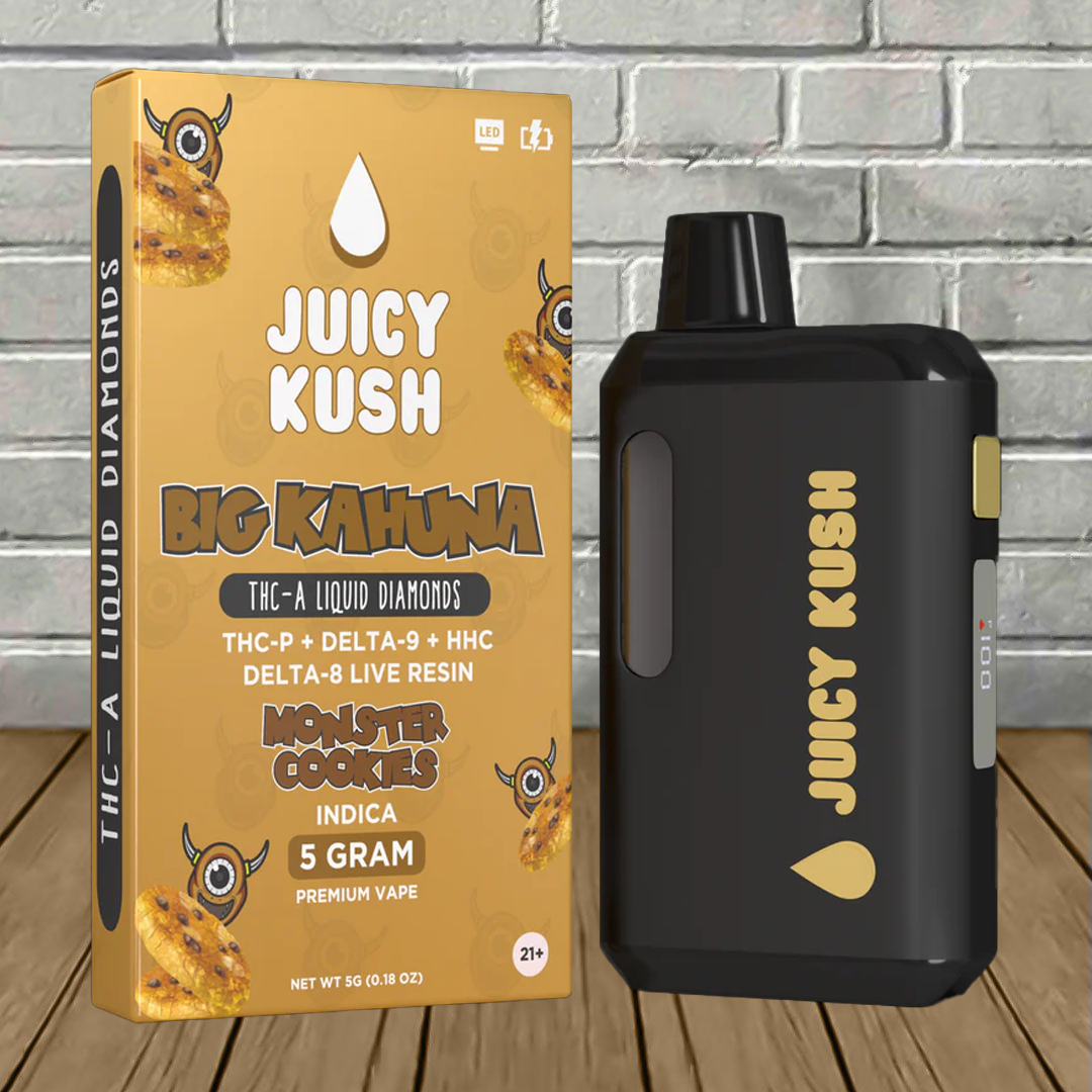 Juicy Kush Big Kahuna THCa Liquid Diamonds Disposable 5g Best Sales Price - Vape Pens