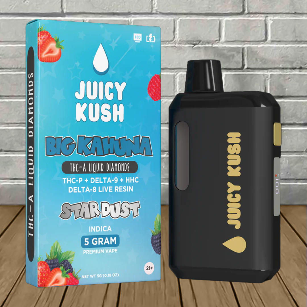 Juicy Kush Big Kahuna THCa Liquid Diamonds Disposable 5g Best Sales Price - Vape Pens