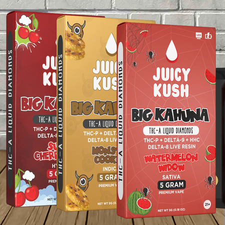 Juicy Kush Big Kahuna THCa Liquid Diamonds Disposable 5g Best Sales Price - Vape Pens