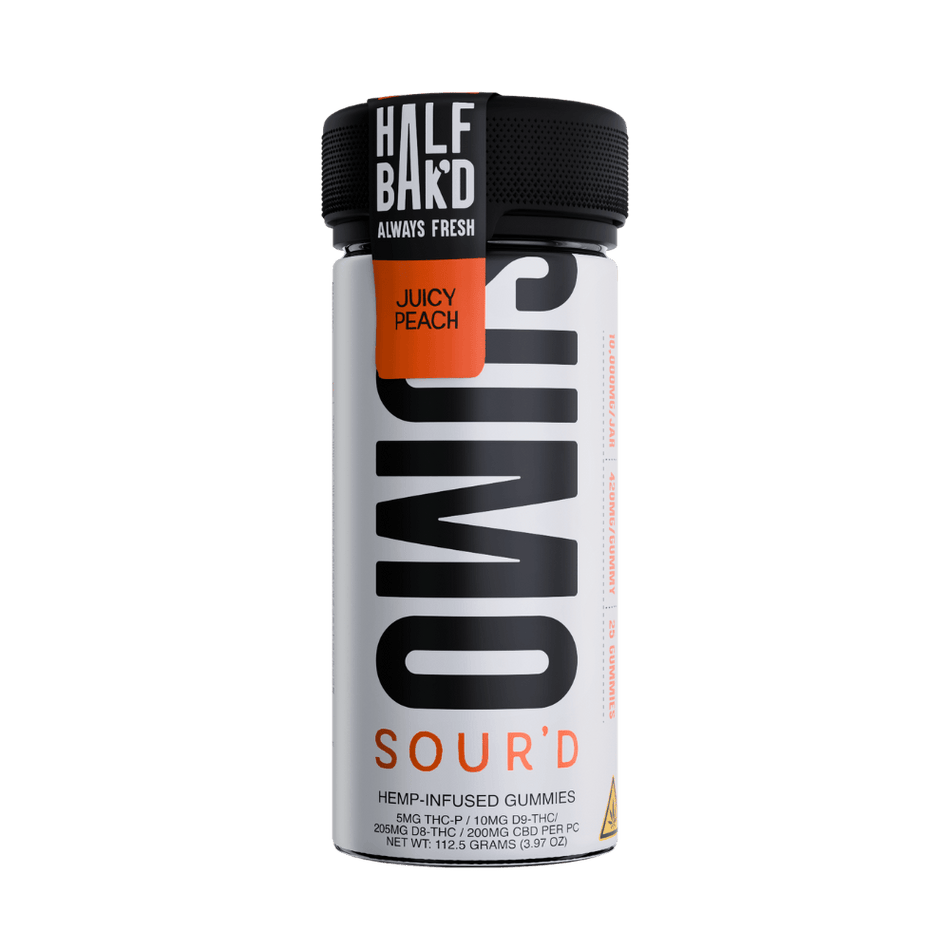 Half Bak’d Juicy Peach | SOUR'D SUMO Gummies