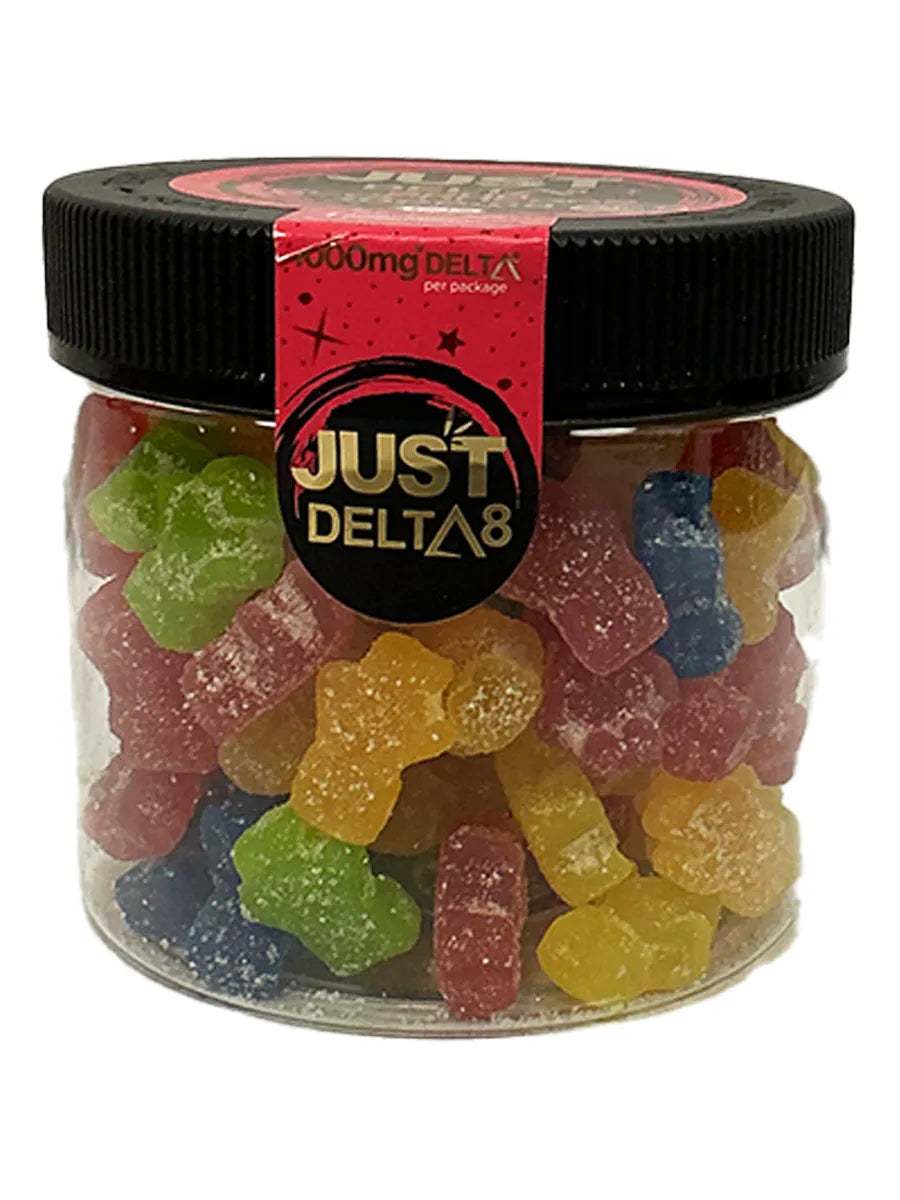Just Delta 8 Sour Blockheads Sour Gummies 1000mg