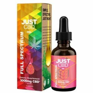 JustCBD - Full Spectrum CBD Tincture Best Sales Price - Tincture Oil