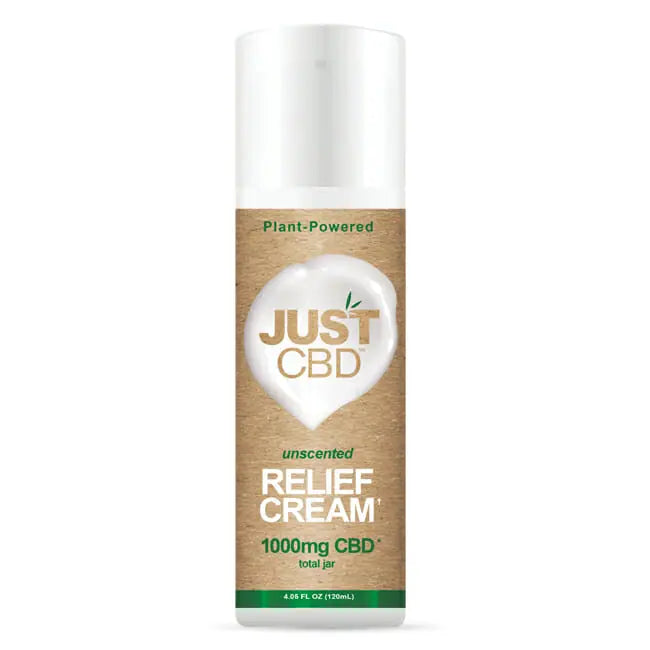 JustCBD - CBD Infused Relief Cream Airless Pump Best Sales Price - Beauty