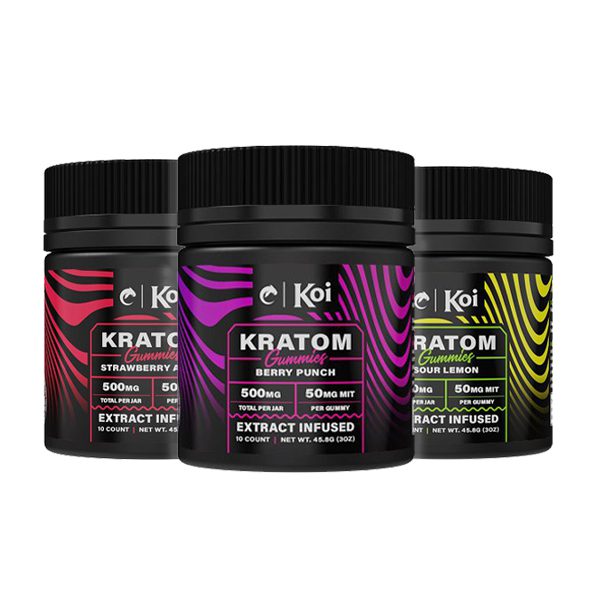 Koi Kratom Gummies 500mg | 10 Count Best Sales Price - Kratom