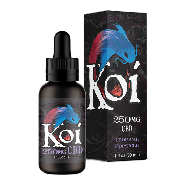 KOI CBD Vape Juice - Tropical Popsicle 250MG 1000MG Best Sales Price - Tincture Oil