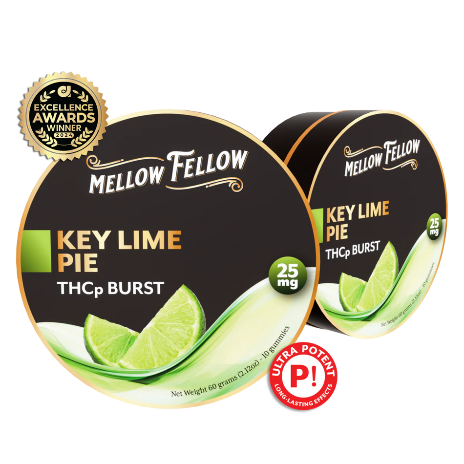 Mellow Fellow THCp Bursts Edibles - Key Lime Pie - 25mg