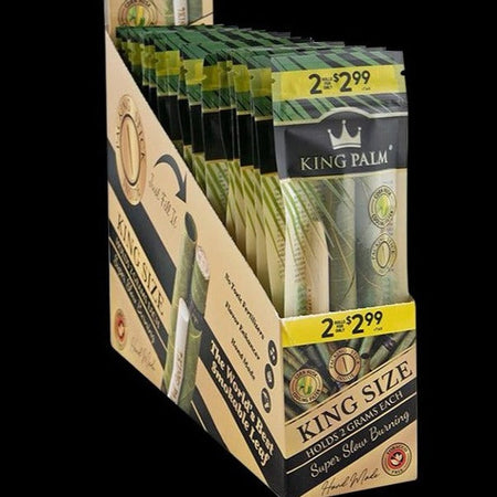 King Palm Kingsize Pre-Roll Wraps - 40 Total Rolls Bulk Best Sales Price - Pre-Rolls