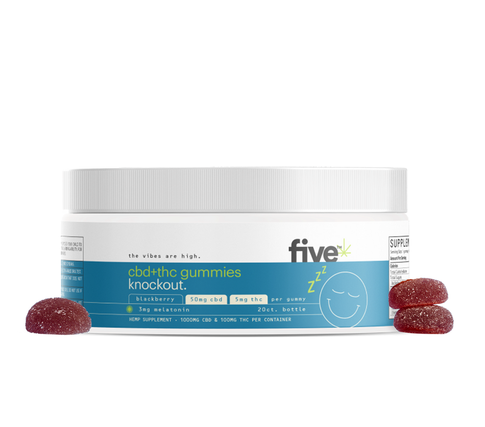 Five CBD Knockout Gummies (Free)