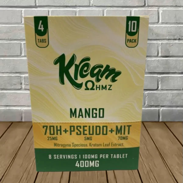 Kream 7OH + Pseudo + Mit Extract Tablets Full Case 10ct