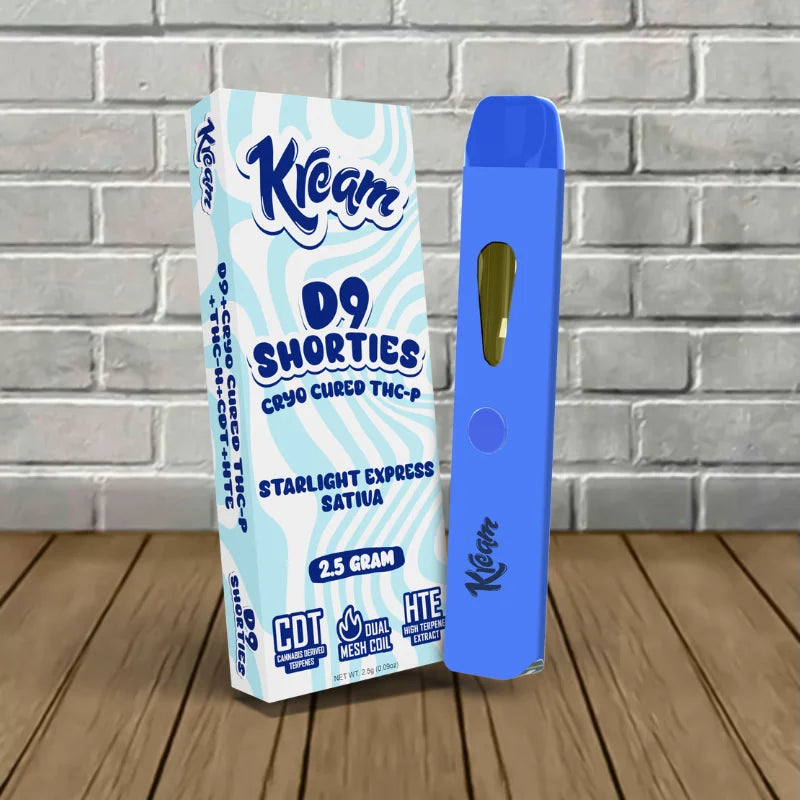 Kream D9 Shorties Cryo Cured THC-P Disposable Vape 2.5g