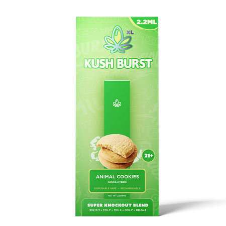 Super Knockout THC Vape Pen with Delta 9 + THC-P + THC-X + HHC- P + Delta 8 – Animal Cookies – Kush Burst Best Sales Price - Vape Pens