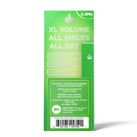 Super Knockout THC Vape Pen with Delta 9 + THC-P + THC-X + HHC- P + Delta 8 – Animal Cookies – Kush Burst Best Sales Price - Vape Pens