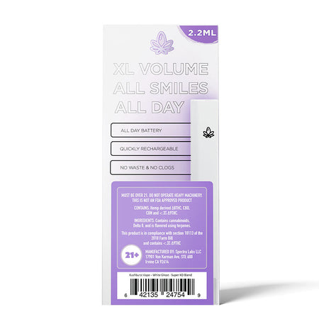 Super Knockout THC Vape Pen with Delta 9 + THC-P + THC-X + HHC- P + Delta 8 – White Ghost – Kush Burst Best Sales Price - Vape Pens